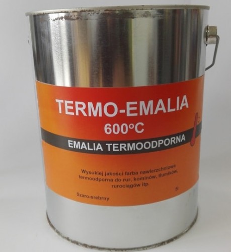 farba do rurociągów, pieców, kominów, emalia termoodporna